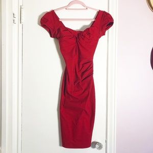 Stop Staring Billion Dollar Baby Dress - Red